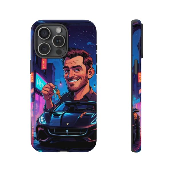 Stylish Car Enthusiast Phone Case with Key Design
