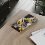 Floral Phone Case, Yellow Flower Design, Stylish Phone Protection