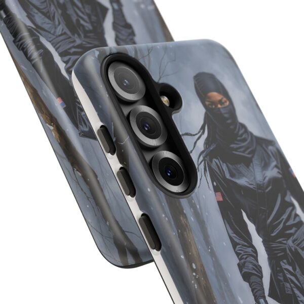 Artistic Phone Case, Ninja Aesthetic, Unique Smartphone Cover, Adventurous Spirit