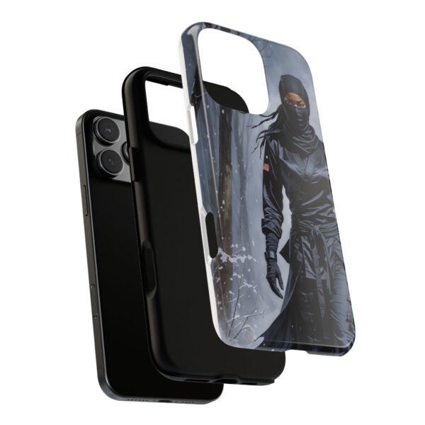 Artistic Phone Case, Ninja Aesthetic, Unique Smartphone Cover, Adventurous Spirit