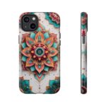 Mandala Phone Case, Colorful Floral Design, Bohemian Style, Tough Cases, Gift for Her
