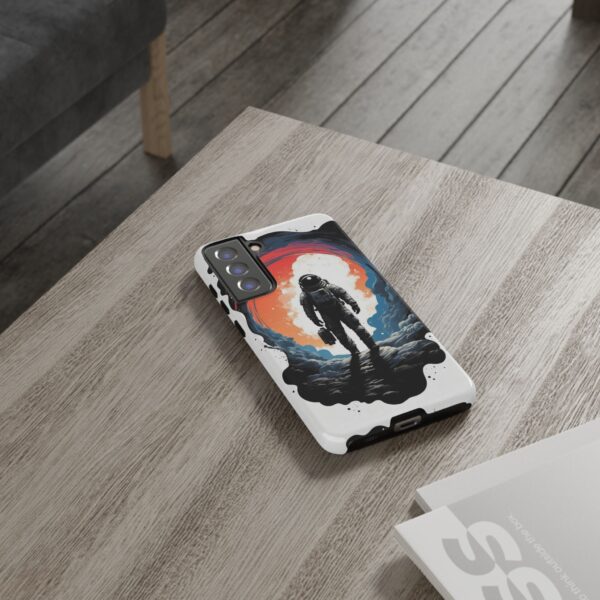Astronaut Case, Tough Phone Cover, Galaxy Art Protector, Space Lover Gift, Unique Mobile Accessory