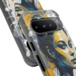 Vibrant, Artistic Tough Phone Case, Modern Art, Smartphone Accessories
