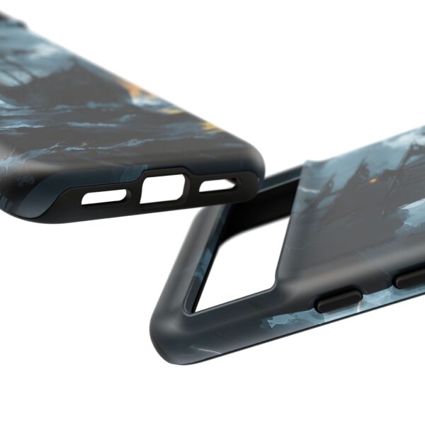 Stormy Seas Tough Phone Case - Pirate Ship Design
