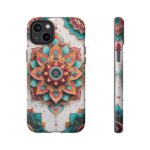 Mandala Phone Case, Colorful Floral Design, Bohemian Style, Tough Cases, Gift for Her