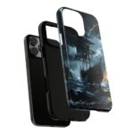 Stormy Seas Tough Phone Case - Pirate Ship Design