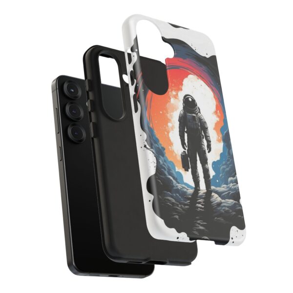 Astronaut Case, Tough Phone Cover, Galaxy Art Protector, Space Lover Gift, Unique Mobile Accessory