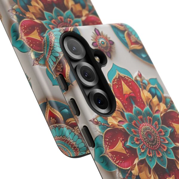 Colorful Mandala Phone Cover, Bohemian Style Accessory, Unique Gift for Her, Stylish Smartphone Protection