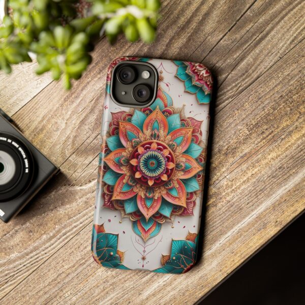 Mandala Phone Case, Colorful Floral Design, Bohemian Style, Tough Cases, Gift for Her