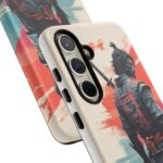Samurai Warrior Phone Case, Tough Cases, Unique Phone Accessories, Phone Cover Gift, Gamer Phone Decor, Anime Style Case