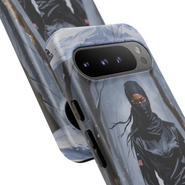 Artistic Phone Case, Ninja Aesthetic, Unique Smartphone Cover, Adventurous Spirit
