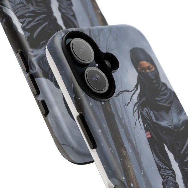 Artistic Phone Case, Ninja Aesthetic, Unique Smartphone Cover, Adventurous Spirit