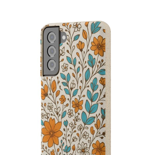 Floral Biodegradable Phone Case - Eco-Friendly Design for Nature Lovers