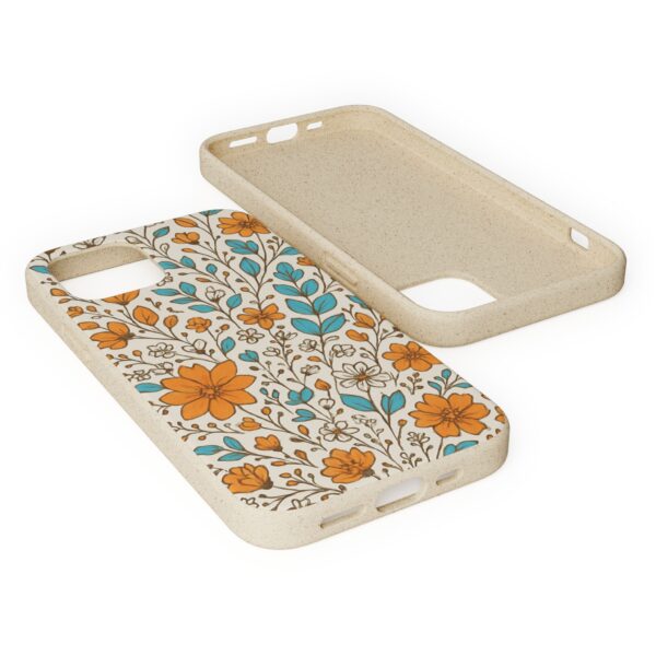 Floral Biodegradable Phone Case - Eco-Friendly Design for Nature Lovers