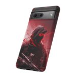 Red Urban Warrior Phone Case for Gamers & Action Fans