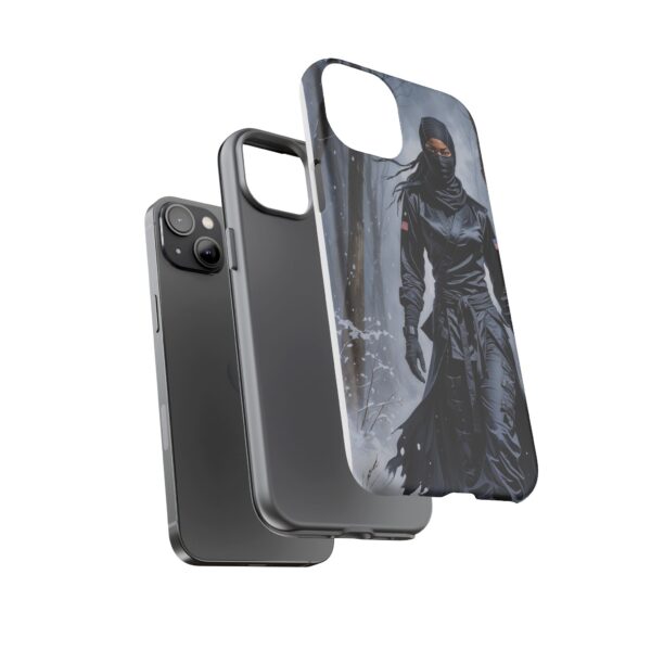 Artistic Phone Case, Ninja Aesthetic, Unique Smartphone Cover, Adventurous Spirit