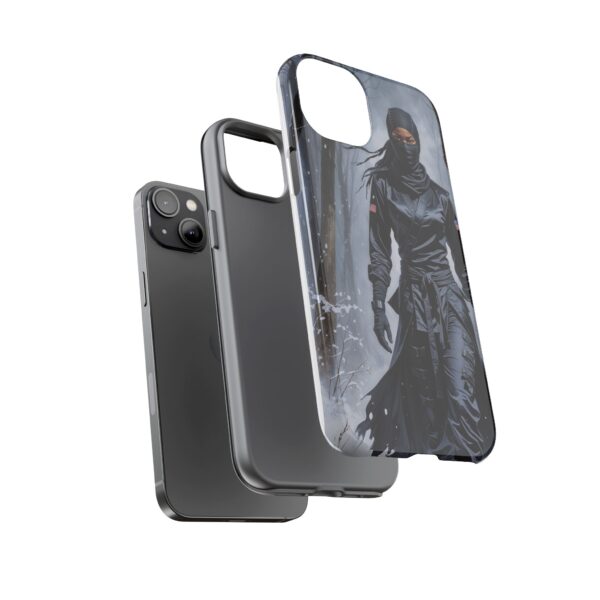 Artistic Phone Case, Ninja Aesthetic, Unique Smartphone Cover, Adventurous Spirit