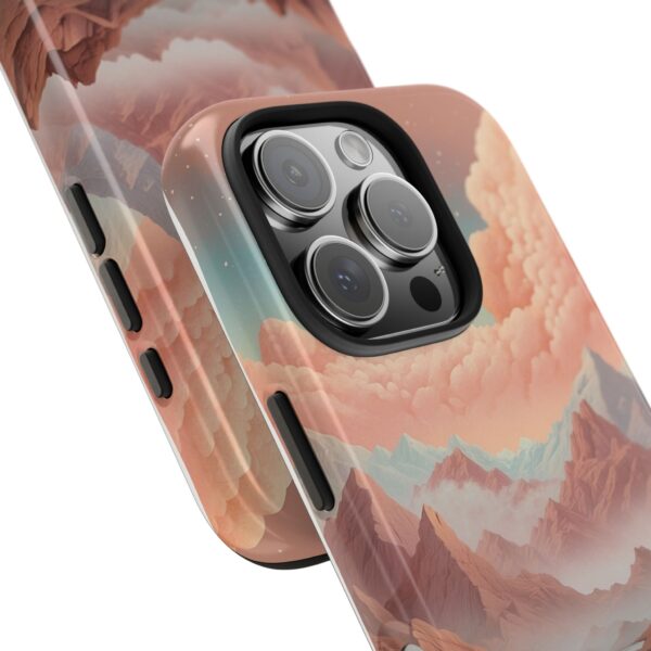 Mountain Reflection Tough Phone Case - Nature-Inspired Design for Adventurers
