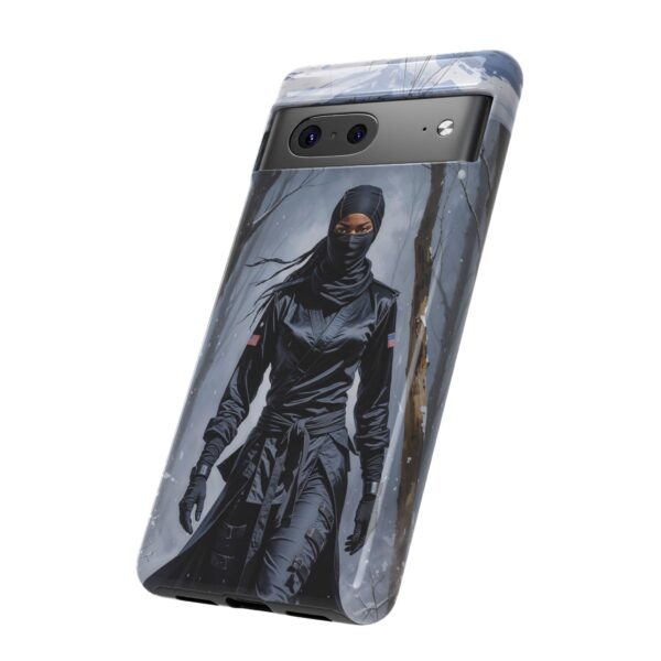 Artistic Phone Case, Ninja Aesthetic, Unique Smartphone Cover, Adventurous Spirit