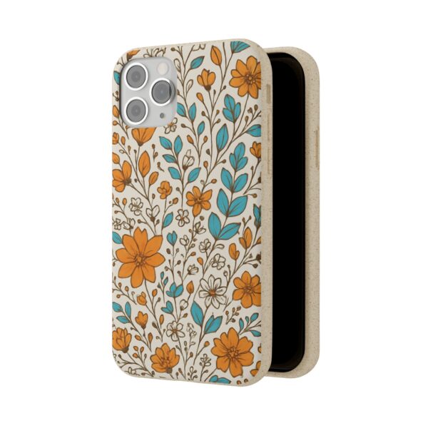 Floral Biodegradable Phone Case - Eco-Friendly Design for Nature Lovers