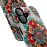 Colorful Mandala Phone Cover, Bohemian Style Accessory, Unique Gift for Her, Stylish Smartphone Protection