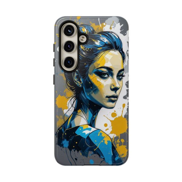 Vibrant, Artistic Tough Phone Case, Modern Art, Smartphone Accessories
