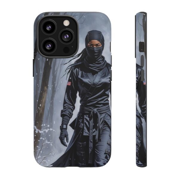 Artistic Phone Case, Ninja Aesthetic, Unique Smartphone Cover, Adventurous Spirit
