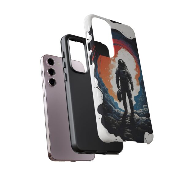 Astronaut Case, Tough Phone Cover, Galaxy Art Protector, Space Lover Gift, Unique Mobile Accessory