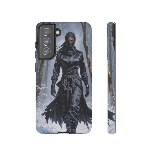 Artistic Phone Case, Ninja Aesthetic, Unique Smartphone Cover, Adventurous Spirit