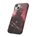 Red Urban Warrior Phone Case for Gamers & Action Fans