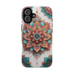 Mandala Phone Case, Colorful Floral Design, Bohemian Style, Tough Cases, Gift for Her