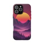 Mountain Sunset Phone Case - Tough Cases for Nature Lovers