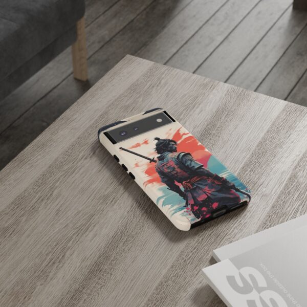 Samurai Warrior Phone Case, Tough Cases, Unique Phone Accessories, Phone Cover Gift, Gamer Phone Decor, Anime Style Case