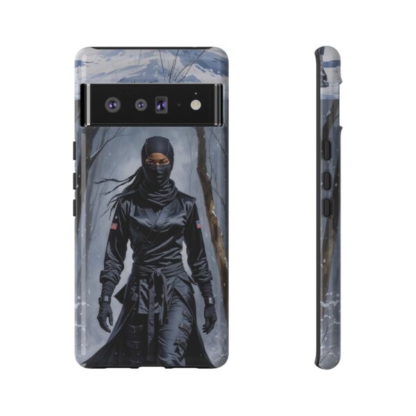 Artistic Phone Case, Ninja Aesthetic, Unique Smartphone Cover, Adventurous Spirit