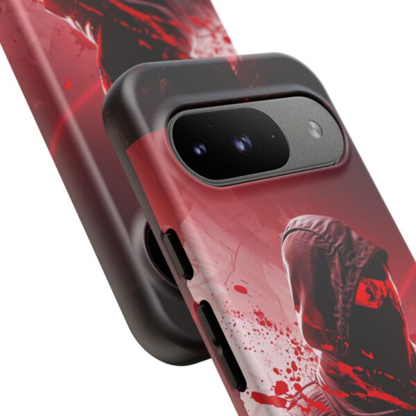 Red Urban Warrior Phone Case for Gamers & Action Fans