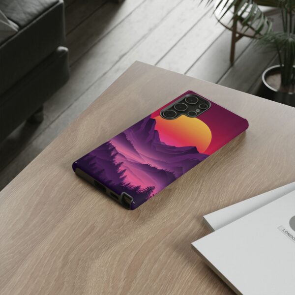 Mountain Sunset Phone Case - Tough Cases for Nature Lovers