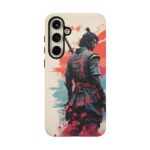Samurai Warrior Phone Case, Tough Cases, Unique Phone Accessories, Phone Cover Gift, Gamer Phone Decor, Anime Style Case