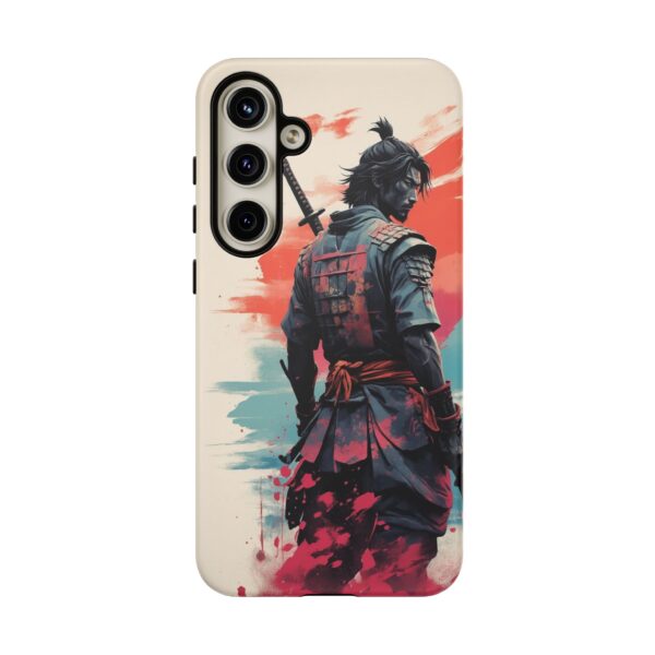 Samurai Warrior Phone Case, Tough Cases, Unique Phone Accessories, Phone Cover Gift, Gamer Phone Decor, Anime Style Case