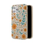 Floral Biodegradable Phone Case - Eco-Friendly Design for Nature Lovers