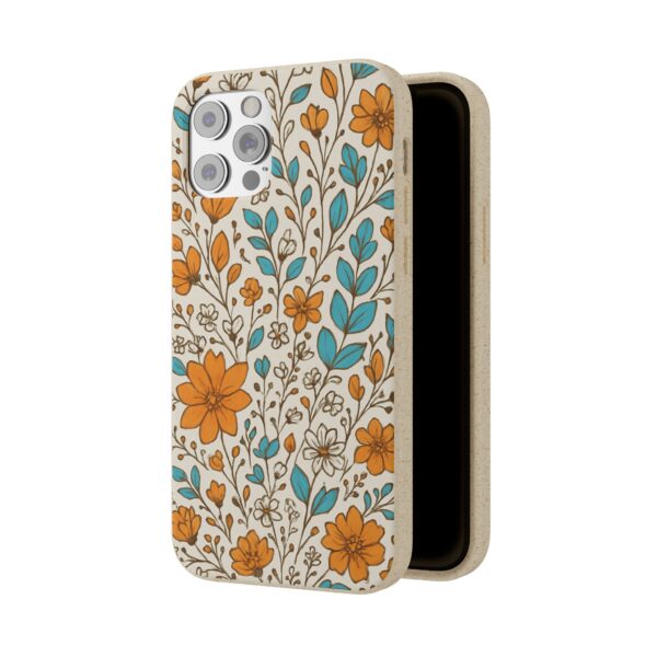 Floral Biodegradable Phone Case - Eco-Friendly Design for Nature Lovers