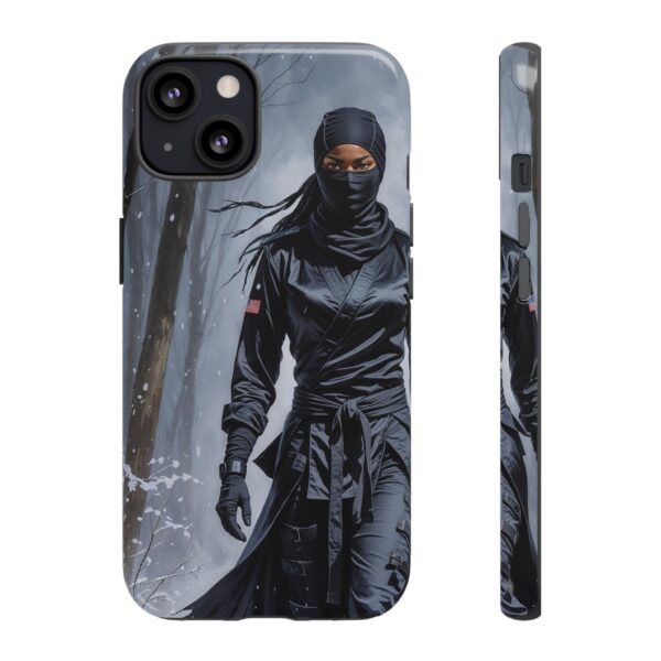 Artistic Phone Case, Ninja Aesthetic, Unique Smartphone Cover, Adventurous Spirit