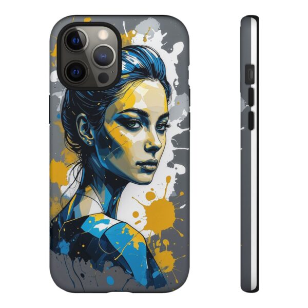 Vibrant, Artistic Tough Phone Case, Modern Art, Smartphone Accessories