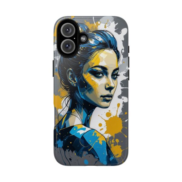 Vibrant, Artistic Tough Phone Case, Modern Art, Smartphone Accessories