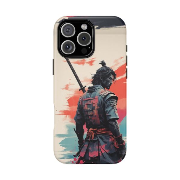 Samurai Warrior Phone Case, Tough Cases, Unique Phone Accessories, Phone Cover Gift, Gamer Phone Decor, Anime Style Case