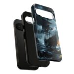 Stormy Seas Tough Phone Case - Pirate Ship Design