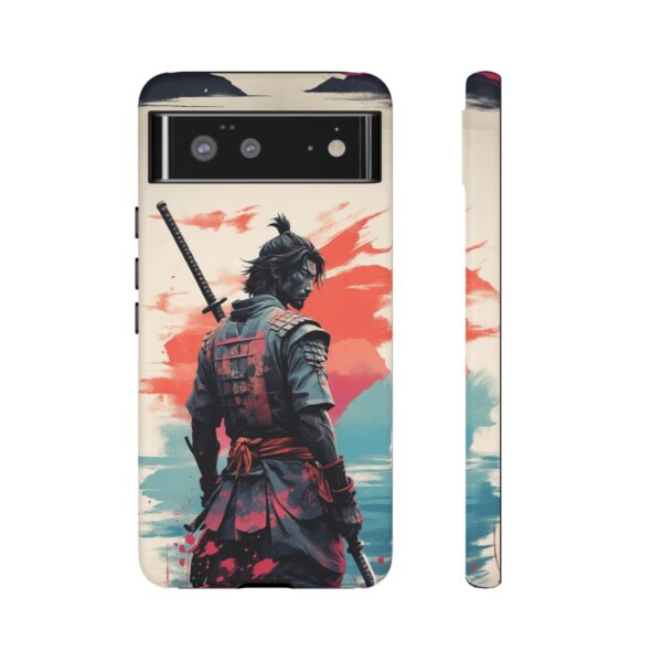 Samurai Warrior Phone Case, Tough Cases, Unique Phone Accessories, Phone Cover Gift, Gamer Phone Decor, Anime Style Case
