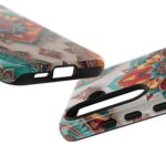 Colorful Mandala Phone Cover, Bohemian Style Accessory, Unique Gift for Her, Stylish Smartphone Protection
