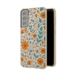 Floral Biodegradable Phone Case - Eco-Friendly Design for Nature Lovers