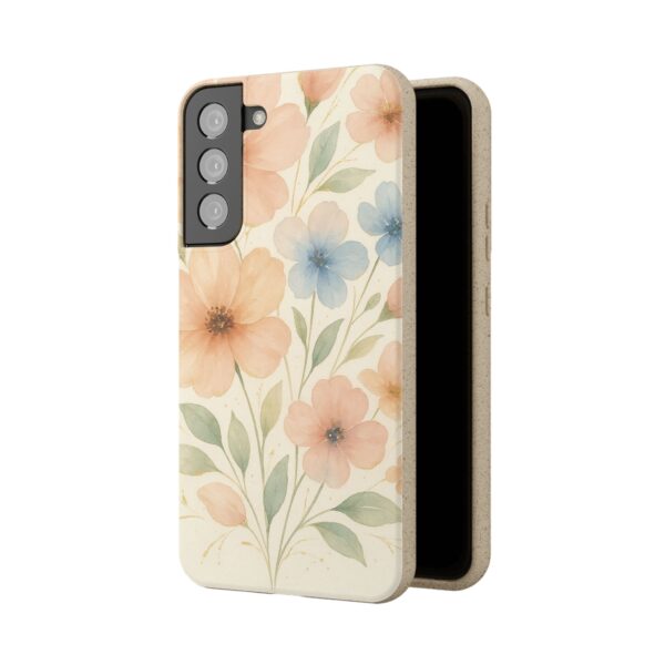 Floral Biodegradable Phone Case - Eco-Friendly Nature Design
