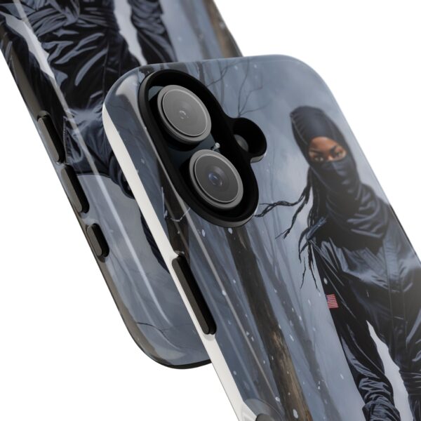Artistic Phone Case, Ninja Aesthetic, Unique Smartphone Cover, Adventurous Spirit